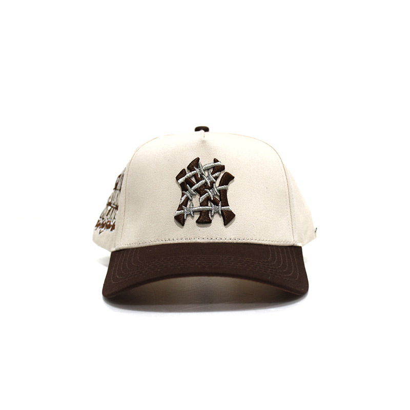 KEEP OUT FAKE LOVE(キープアウトフェイクラブ)/ WORLD FAMOUS NY SNAPBACK CAP -BROWN-