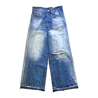 BAGGY SKATER DENIM -BLUE-