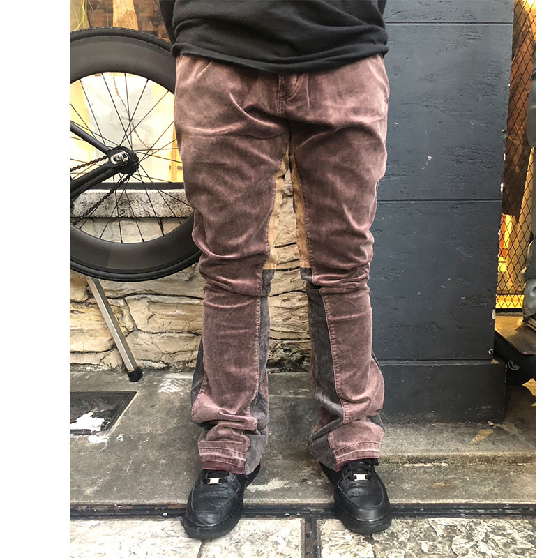 mnml(ミニマル)/ B356 CORDUROY FLARE -BROWN-