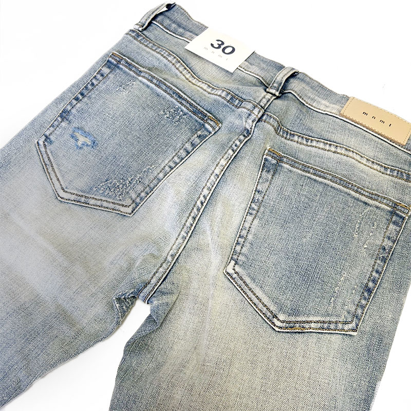 X204 CAMO STRECH DENIM -BLUE-