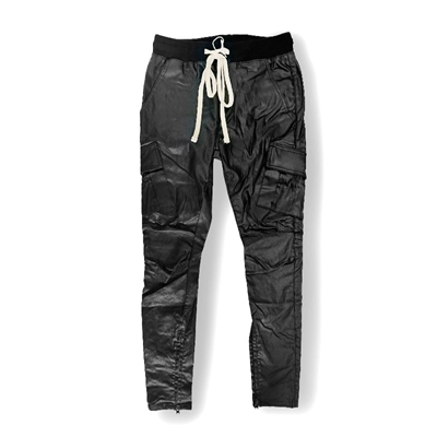 CARGO DRAWCORD PANTS -BLACK-