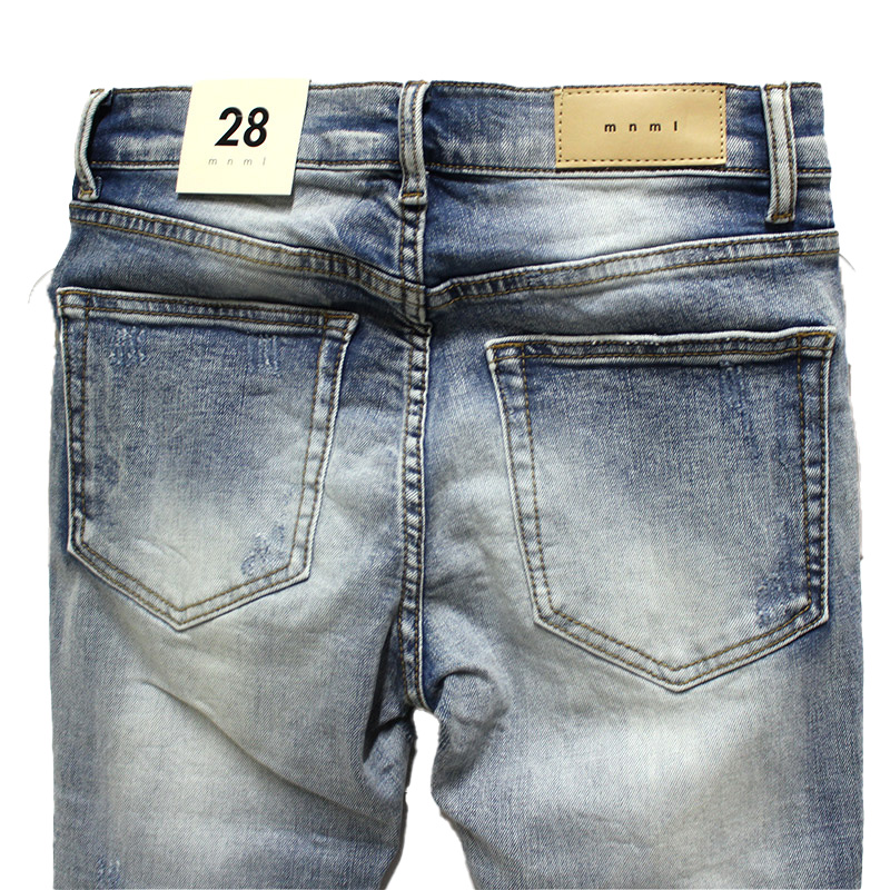 X1 STRETCH DENIM -USED BLUE-