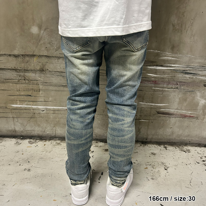 SKINNY CRYSTAL DENIM -2.COLOR-