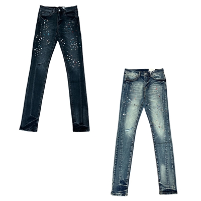 SKINNY CRYSTAL DENIM -2.COLOR-