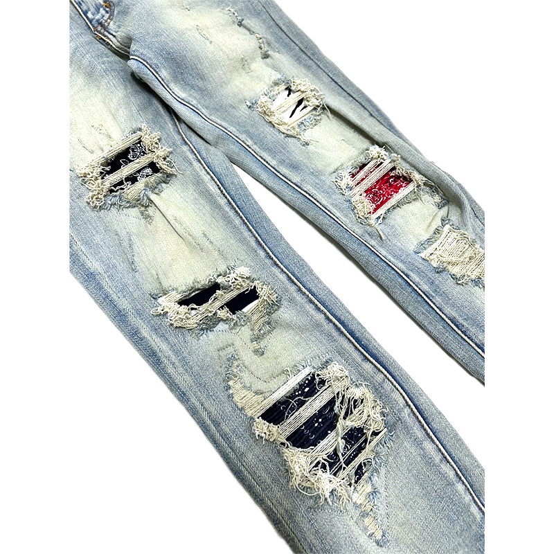 X214 STRETCH DENIM -BLUE-