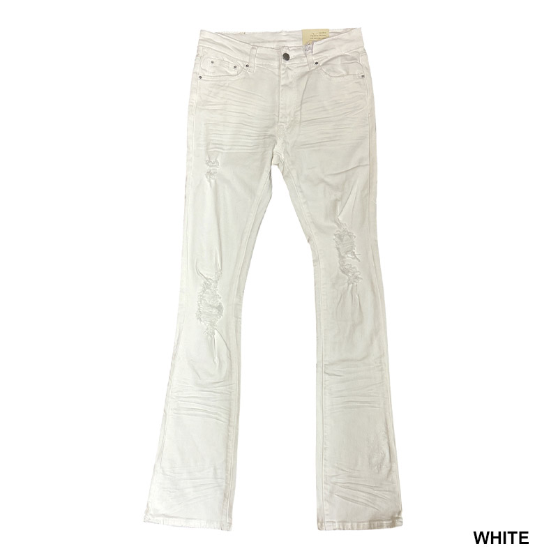 X598 SKINNY STACKED DENIM -3.COLOR-