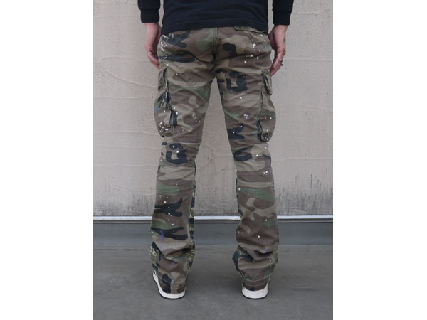 3Hundred Cargo Pant With Multi-Pockets In Green Camo – Three Hundred