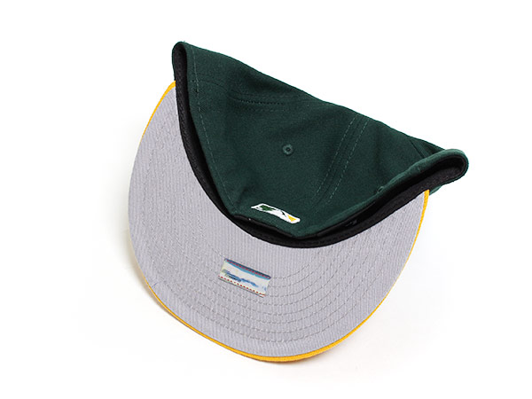 OAKLAND ATHLETICS(オークランドアスレチックス) FITTED CAP OLD AUTHENTIC 1999-2006 -GREEN-