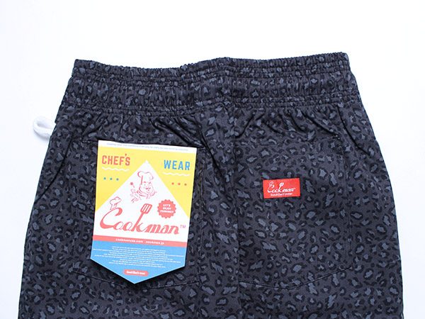 COOKMAN(クックマン)/ CHEF PANTS BLACK LEOPARD -BLACK- | WALKIN 