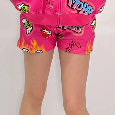 MOBB FC GRAFFITI SHORTS ピンク