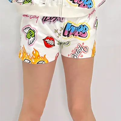 MOBB FC GRAFFITI SHORTS ホワイト